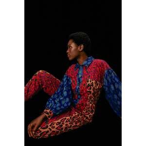 Mixed Leopard Pop Jumpsuit